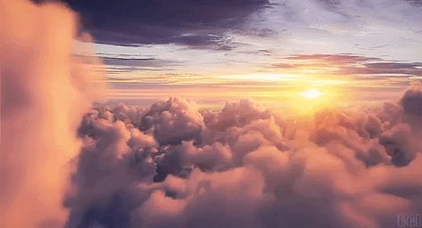 Calming Meditation, Meditation Nature, Paper Clouds, Sky Gif, Fly With Me, Come Fly With Me, Beautiful Gif, Nature Gif, Video Background