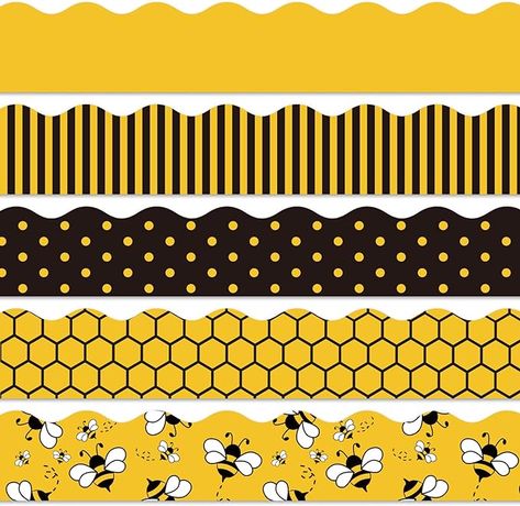 Bee Borders And Frames, Yellow Bulletin Board Ideas, Bee Theme Classroom Decoration Ideas, Bee Classroom Ideas, Honey Bee Bulletin Board Ideas, Spelling Bee Decorations School, Bee Lapbook, Bee Bulletin Board Ideas, Bee Theme Bulletin Board