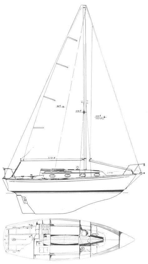 SailboatData.com - CAPE DORY 28 Sailboat Sailboat Hull Colors, Cape Dory, Sailboat Parts, Catalina 30 Sailboat, J24 Sailboat, Sailboat Diagram, Sailboat Plans, Sailboat Interior, Classic Sailing