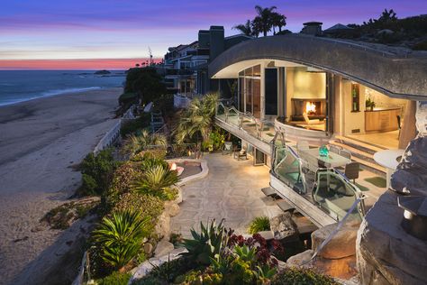 Laguna Beach Florida, Laguna Beach House, Beach Mansion, Florida Beach House, Rock House, Beachfront House, Laguna Beach California, Beach House Rental, Beach Rocks