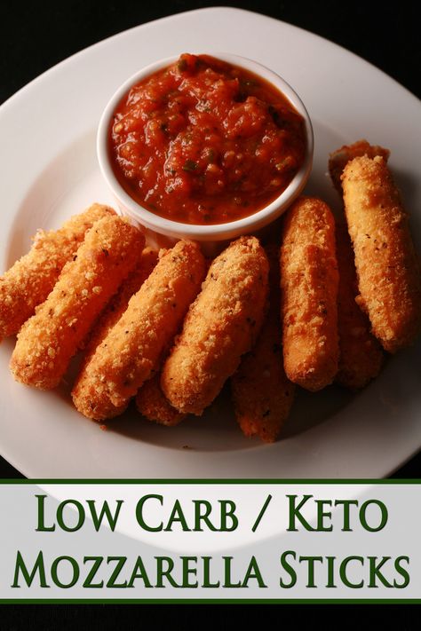 Keto Mozzarella Sticks, Baked Mozzarella Sticks, Cheese Sticks Recipe, Mozzarella Sticks Recipe, Low Carb Marinara, Mozzarella Cheese Sticks, Baking With Almond Flour, Boiled Egg Diet Plan, Keto Cheese