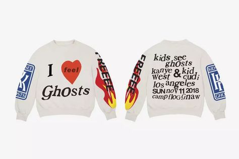 Kanye Kid Cudi, Kanye Merch, The Scariest Movie, Kanye West Hoodie, Kanye West Kids, Kids See Ghosts, Camp Flog Gnaw, The Last Ride, Last Ride