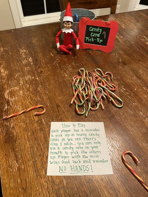 Easy Silly Elf On The Shelf, Candy Cane Jail Elf On The Shelf, Elf On Shelf Candy Cane Scavenger Hunt, Elf On The Shelf With Candy Canes, Elf On The Shelf Ideas Candy Canes, Candy Cane Elf On The Shelf Ideas, Elf Candy Cane Ideas, Elf On The Shelf Candy Cane Ideas, Candy Cane Scavenger Hunt