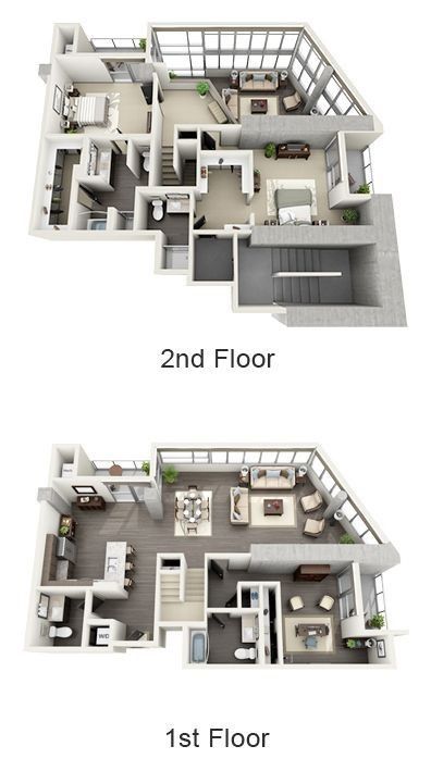 Luxury Apartment Floor Plan, Apartment Floor Plans Luxury, Ao Bing, Case Minecraft, Ne Zha, 3d House Plans, Sims 4 House Plans, Apartment Floor Plan, House Floor Design