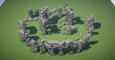 Minecraft Dripstone Cave Builds, Minecraft Stone Builds, Minecraft Statues Ideas, Minecraft Spawn Area Ideas, Minecraft Rocks, Terrain Minecraft, Minecraft Stone Quarry, Minecraft Map Art, Ruined Minecraft Builds