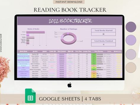 ❤️ MORE SPREADSHEETS: etsy.me/3hOBx2c 🔔 The Book Tracker spreadsheet includes: ✔ A customizable annual spreadsheet to track all of the books you read ✔ A Book Library to add color and visuals to your dashboard! ✔ A Wishlist sheet to keep a list of all of the books you want to read during 2022! ✔ A Favorite Quotes sheets to keep track of all of your favorite quotes from the books you read! ✔ A Reading Log to keep track of your daily progress of reading! Book Tracker Template, Daily Reading Log, Reading Journal Template, Study Planner Free, Daily Progress, Book Tracker, Effective Study Tips, Tracker Template, Book Log