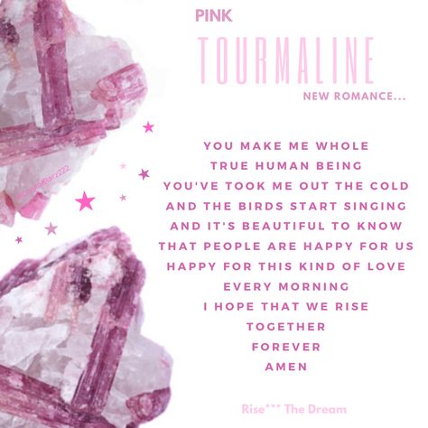 Ruby Tourmaline Meaning, Pink Tourmaline Meaning, Tourmaline Meaning, Jasper Meaning, Pink Tourmaline Crystal, This Kind Of Love, 13 Reasons Why, Eclectic Witch, Witch Spell Book