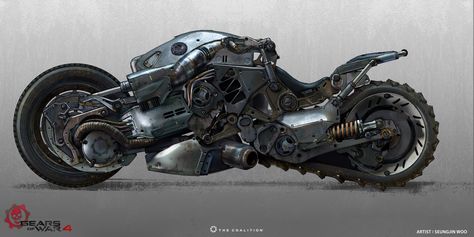 Futuristic Motorcycle, Concept Motorcycles, Futuristic Art, Motorcycle Design, Futuristic Cars, Arte Fantasy, 판타지 아트, Vehicle Design, Super Bikes