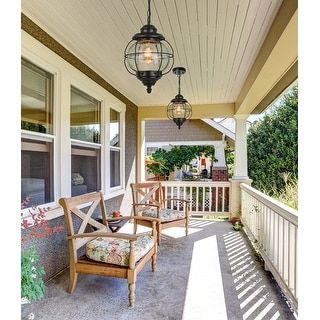 Patio Ceiling Ideas, Seaside Homes, Lantern Ceiling Lights, Front Porch Lighting, Lantern Outdoor, Outdoor Chandelier, Rustic Pendant Lighting, Outdoor Pendant Lights, Outdoor Hanging Lanterns