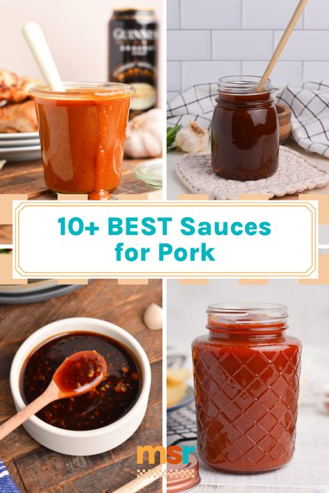 If you want to make the best pork these Sauces for Pork are the answer. A tasty sauce is a delicious way to take your pork to the next level! Smoked Pork Sauce, Pork Sandwich Sauce, Pork Ribs Sauce Recipe, Pork Rib Sauce, Best Pulled Pork Bbq Sauce, Pork Sauce Recipes Simple, Pork Loin Dipping Sauce, Sauce For Ribs Pork, Best Sauce For Pork Tenderloin