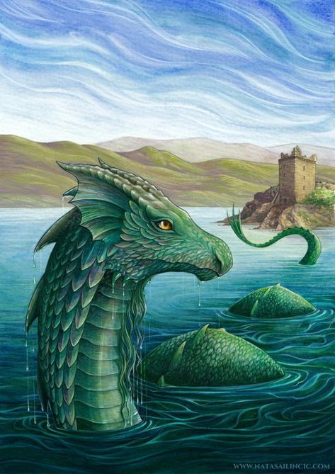 Ocean Creatures Art, Sea Monsters Drawing, Your Mine, Sea Creatures Drawing, Yes Baby, The Loch Ness Monster, Monster Tattoo, Lake Monsters, Cant Have You