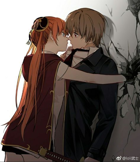 Okita Sougo x Kagura | Gintama Anime W, Okita Sougo, Manga Couple, Maid Sama, Shugo Chara, Manga Love, Anime Love Couple, Anime Couples Manga, Noragami