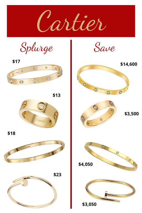 The BEST Cartier dupes! Working Girl Style, Tiffany And Co Jewelry, Man Crush Everyday, Retro Jewelry, Tiffany Co Jewelry, Minimal Jewelry, Beach Accessories, Cartier Love Bracelet, Love Bracelets