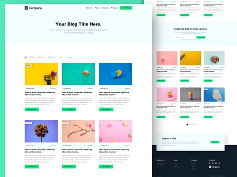 Blog Listing / Articles Page by prabhsng on Dribbble Blog Post Design, Ui Website, Directory Design, Ui Design Website, List Design, Web Ui Design, Web Blog, Ui Design Inspiration, Article Design