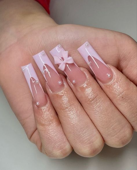 By @nailssbyisabellaa Long Square Nails, Colored Acrylic Nails, Girly Acrylic Nails, Long Square Acrylic Nails, Unique Acrylic Nails, Nail Swag, Bling Acrylic Nails, Trendy Nail Art, Pink Acrylic Nails