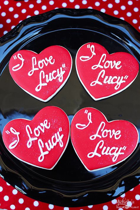 I Love Lucy Party, Lucy And Ethel, Lucy Birthday, 60th Birthday Ideas For Mom, Food Favors, Galentine's Party, Easy Decorations, Retro Bridal Showers, Party Pooper