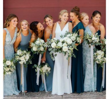 Navy Blue Mix And Match Bridesmaids, Different Blue Shades Bridesmaid Dresses, Fall Mismatch Bridesmaid Dresses, Shades Of Light Blue Bridesmaid Dresses, Various Blue Bridesmaid Dresses, Different Shades Blue Bridesmaid Dresses, Different Bridesmaid Dresses Blue, Shades Of Blue Bridesmaids Dresses, Fall Bridesmaid Dresses Blue