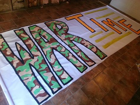 Peewee football Camo Poster Football, Camo Football Game Theme Signs, Camo Cheer Theme, Camo Theme Football Game Signs, Camo Football Game Theme Posters, Camo Pep Rally Theme, Football State Championship Signs, Camo Pep Rally, Runthrough Signs Football