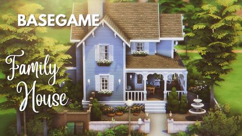 Sims 4 Family House, Sims4 Build, Sims 4 Cas Mods, Sims 4 Family, Base Building, Sims 4 House Building, House Building, Sims 4 Cas, Sims 4 Game