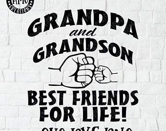 Grandpa | Etsy Grandpa And Granddaughter, Grandpa Quotes, Grandpa Tshirts, Grandparents Shirt, Grandma Quotes, Friends For Life, Fist Bump, Grandpa Shirt, Best Friends For Life