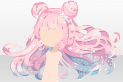 Magical Girl Hair, Hair Colour Design, Chibi Hair, Manga Hair, Girl Hairstyle, Hair Sketch, Chibi Anime Kawaii, Kawaii Hairstyles, Gesture Drawing