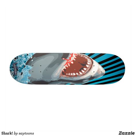 Shark Skateboard Design, Shark Skateboard, Skate Boards, Longboard Design, Hammer Head, Skateboard Design, Skate Decks, Skateboard Decks, Wedding Color Schemes