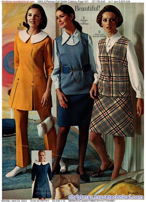 Knit Sweater Dress Pattern, 70s Preppy, Early 60s Fashion, Late 60s Fashion, 60s Fashion Women, Sweater Dress Pattern, 60s And 70s Fashion, Retro Looks, Older Women Fashion