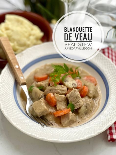 Veal Stew Recipes, French Beef Stew Recipe, Stew Recipe Slow Cooker, Recipe With Potatoes, French Beef Stew, Slow Cooker Stew Recipes, Veal Stew, Valentines Food Dinner, Recipe Slow Cooker