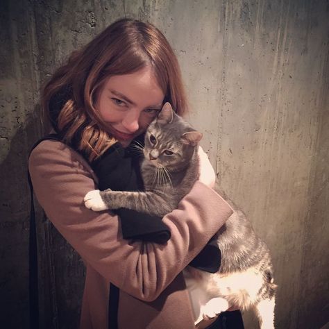 emma stone✰ on Instagram: “to be that kitty🥺” Emma Stone Gwen Stacy, Brittany Murphy, Natasha Lyonne, Gwen Stacy, Cat People, Andrew Garfield, Charli Xcx, Emma Roberts, Emma Stone