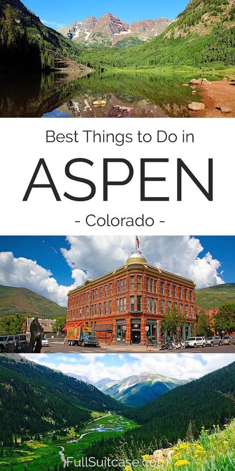 Colorado In Summer, Aspen Colorado Summer, Aspen Trip, Travel Colorado, Denver Travel, Colorado Travel Guide, Montana Travel, Colorado Map, Road Trip To Colorado