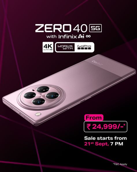 Infinix Zero 40 Infinix Zero, Smartphone Features, Tech News, Gopro, Living Rooms, Gadgets, Smartphone, How To Apply, India