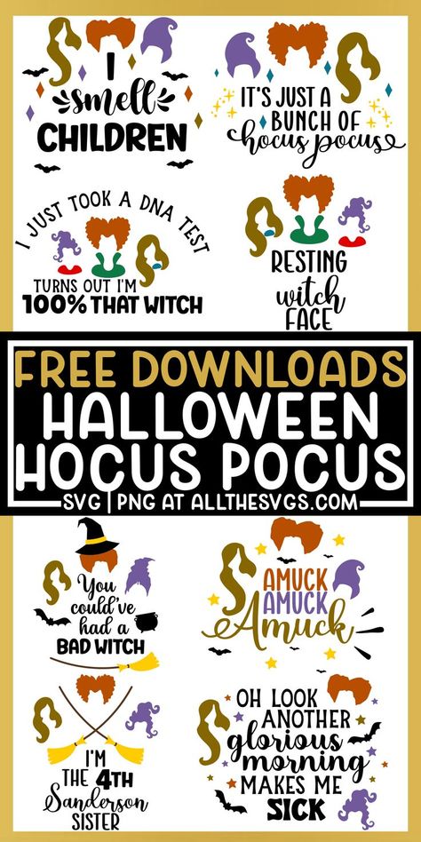 Hocus Pocus Decorations, Hocus Pocus Svg, Hocus Pocus Party, Halloween Wood Signs, Cricut Svg Files Free, Sanderson Sisters Hocus Pocus, Hallowen Ideas, Halloween Hocus Pocus, Cricut Halloween