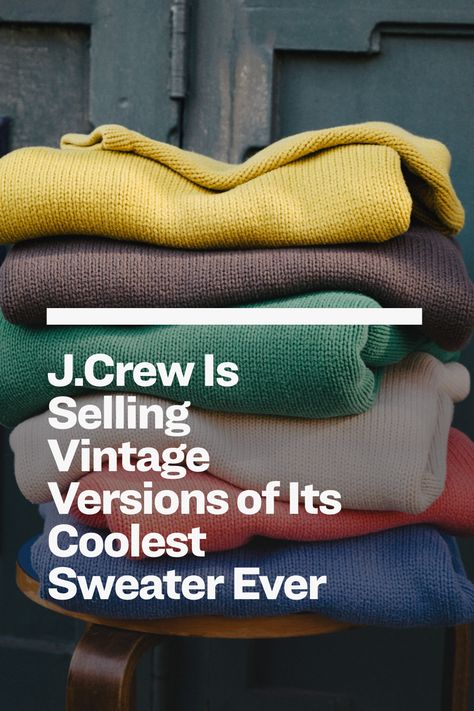 The Rollneck sweater, which first debuted in 1988, is finally getting the retrospective it deserves. Curling Sweater Vintage, J Crew Rollneck Sweater, Vintage Wool Crew Neck Sweater, J Crew Teddie Sweater, Teal Vintage Sweater, Rollneck Sweater, J Crew Style, Roll Neck Sweater, Weekend Wardrobe