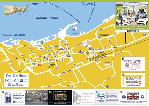 Map of Sorrento Italy Journal, Amalfi Coast Travel, Paris Italy, Sorrento Italy, Italy Trip, Sorrento, Oh The Places Youll Go, Scavenger Hunt, Amalfi Coast