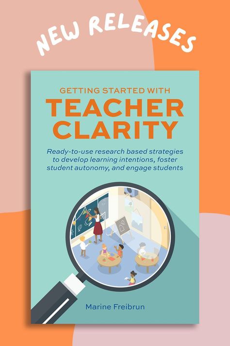 Although teaching has been a bit difficult lately, there are many ways to help your students engage in learning to help them achieve their goals whether in or outside of the classroom. Getting Started with Teacher Clarity by Marine Freibrun breaks down the basic elements of teacher clarity, gives advice on how to incorporate those elements into the school day, and even provides classroom-ready activities for busy teachers to implement right away. On sale today! Teacher Clarity, Positive Behavior Intervention, Visible Learning, Behavior Interventions, Elementary School Classroom, Classroom Management Tips, Effective Teaching, Instructional Coaching, Levels Of Understanding