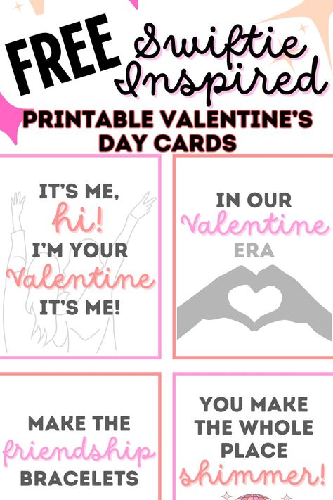 Free Printable Taylor Swift Valentines, Taylor Swift Valentines Day Cards Printable, Free Taylor Swift Printables, Free Valentines Day Printables For Kids, Taylor Swift Free Printables, Taylor Swift Valentines Day Cards, Taylor Swift Valentines Day, Free Printable Valentines Day Cards, Taylor Swift Valentines