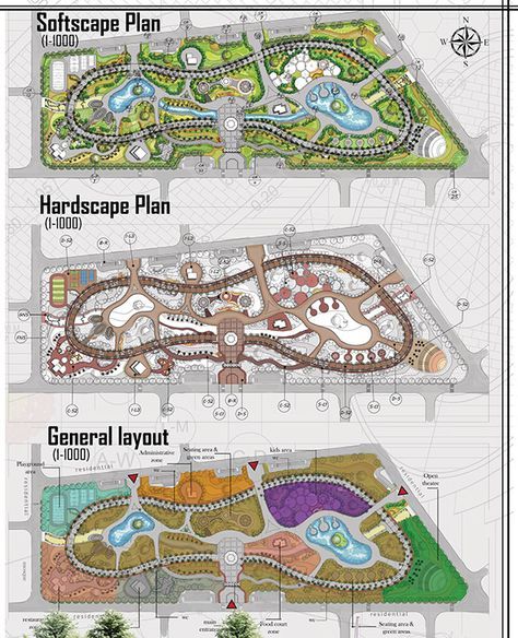 Park Layout Landscape, Landscape Projects Architecture, Terminal Design Architecture, Area Statement Architecture Sheet, Public Park Design Plan, Site Plan Landscape, Park Masterplan, Community Park Design, Public Park Design