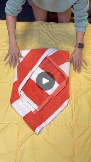 6K views · 16 reactions | Best way to fold your towels! | By Colleen’s Party GamesFacebook Fun Towel Folding, How To Fold A Hand Towel With A Pocket, Folding Towels Fancy For Basket, Fold Large Towels, Fold Towels, Cute Folded Towels, Folding Towels, Shirt Folding, Clothes Organization Diy