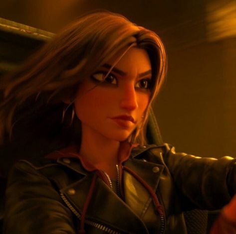 Shank (Ralph Breaks the Internet) Voiced by Gal Gadot Katarina League Of Legends, Anastacia Disney, Ralph Breaks The Internet, Female Cartoon Characters, Female Cartoon, Wreck It Ralph, Disney Aesthetic, Fictional Crushes, Gal Gadot