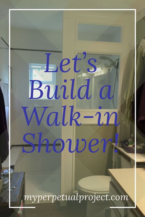 Turn Tub Into Shower Stall, Convert Tub To Shower Walk In Diy, Adding Shower To Existing Tub, Change Tub To Shower Stall, Diy Shower Stall Remodel, Vintage Walk In Shower Ideas, Convert Bathtub To Shower Walk In, Walk In Shower With Window, Replace Tub With Walk In Shower Ideas