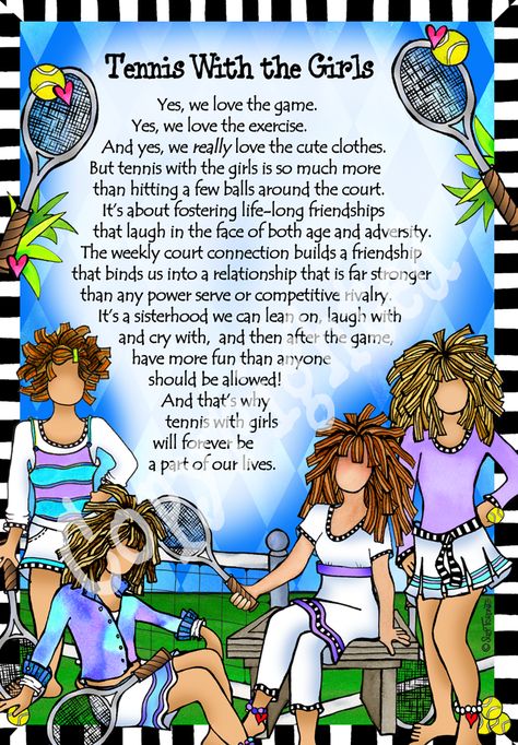 Tennis with the Girls – 8x10 Gifty Art Suzy Toronto, Gifts For Mothers, More Fun, The Fosters, Toronto, Gifts For Women, Tennis, Cute Outfits, Art Print