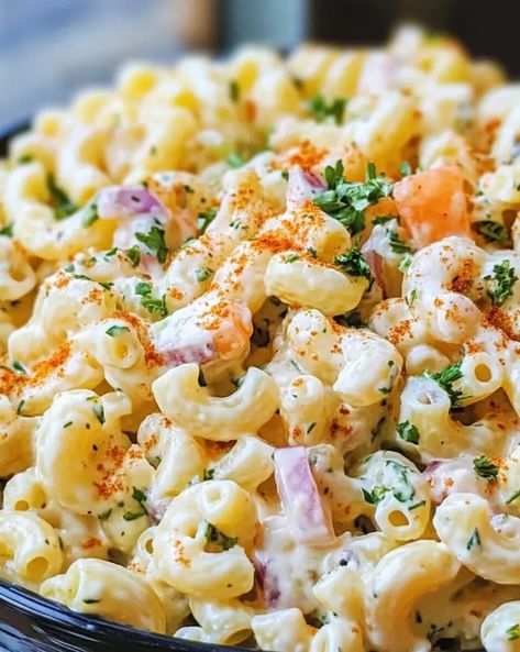 Best Macaroni Salad - miacookery.com Mac Salad With Tuna, Mueller Macaroni Salad, American Macaroni Salad, Spicy Macaroni Salad, Spam Macaroni Salad, Macaroni Salad Recipe Hawaiian, Hellmans Macaroni Salad Recipe, Macronie Salad Easy, Filipino Macaroni Salad Recipe