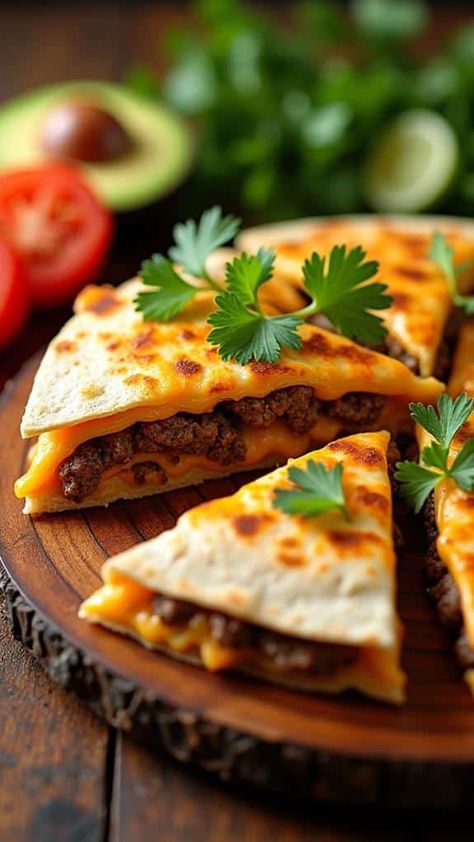 Burger Quesadillas Quesadilla Burgers Applebees, Quesidia Burger, Burger Quesadilla, Grilled Quesadilla, Quesadilla Burgers, Dairy Free Ideas, Vegetarian Quesadilla, Veggie Options, Stuffed Burgers