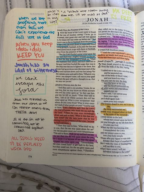 Jonah Bible Study Notes, Book Of Jonah Bible Study, Jonah Bible Journaling, Jonah Bible Study, Jonah Bible, Bible Goals, Scripture Notes, Bible Drawings, Living Hope