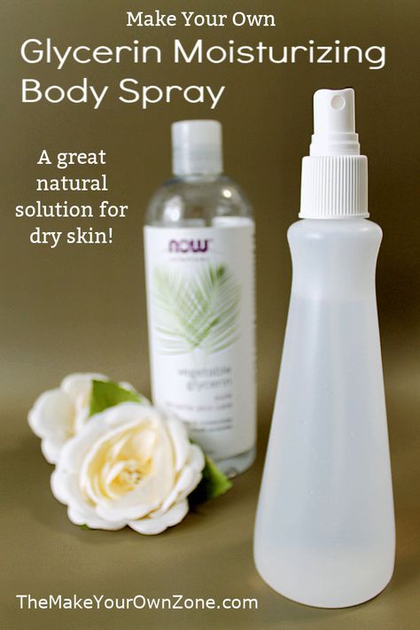 Make Your Own Glycerin Skin Moisturizer Spray Diy Glycerin, Vegetable Glycerin Uses, Glycerine Uses, Glycerin Face, Glycerin For Hair, Body Spray Recipe, Diy Body Spray, Karen Gonzalez, Diy Face Moisturizer