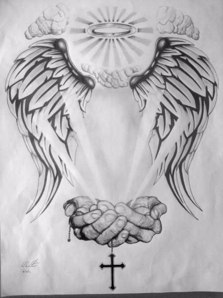 Tattoo Ideas For Kids Names, Tattoo Ideas For Kids, Tato Flash, Rip Tattoo, Heaven Tattoos, Remembrance Tattoos, Angel Tattoo Designs, Inspiration Tattoos, Religious Tattoos