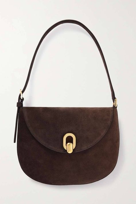 Suede Purse, Beautiful Handbags, Leather Gifts, Leather Bags Handmade, Outfit Combinations, Womens Purses, Brown Suede, Handbags On Sale, Net A Porter