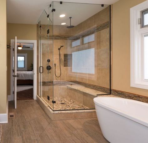 Master Bathroom Remodel: Will Removing Jetted Tub Hurt Resale? by HighCraft Builders Jacuzzi Tub Remodel, Jacuzzi Tub Bathroom, Corner Jetted Tub, Corner Jacuzzi Tub, Tub To Shower Remodel, Tub Remodel, Tub To Shower Conversion, Northern Colorado, Master Bath Remodel