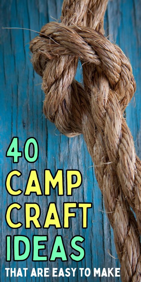 Camp Necklace Craft, Summer Camp Crafts For Teens, Kids Camp Ideas, Bushcraft For Kids, Summer Camp Crafts For Older Kids, Camp Themed Crafts, Camp Crafts For Teens, Camping Crafts For Adults, Crafts For Teen Boys