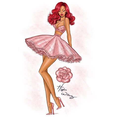 Loud Album Cover, Studying Fashion, Fashion Design Books, Hayden Williams, Pink Babydoll, Clothing Design Sketches, Barbie Model, Fashion Drawing Dresses, Pink Instagram